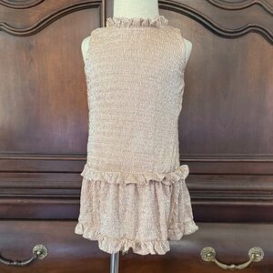 KATE SPADE Rose Gold Metallic Dress 18M